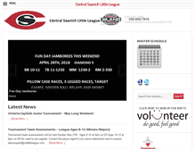 Tablet Screenshot of cslittleleague.com